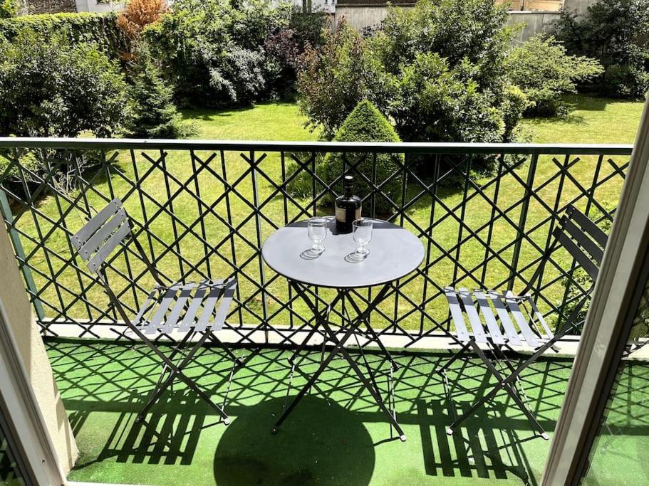 Superbe Appartement Avec Belle Vue Jardin 파리 외부 사진