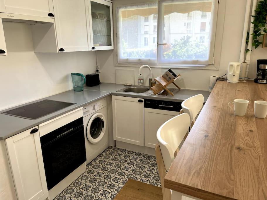 Superbe Appartement Avec Belle Vue Jardin 파리 외부 사진