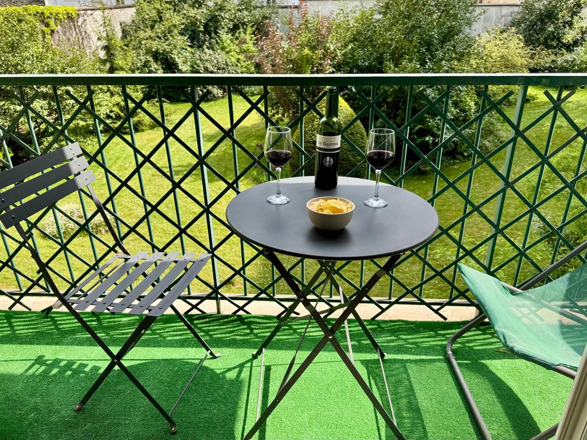 Superbe Appartement Avec Belle Vue Jardin 파리 외부 사진